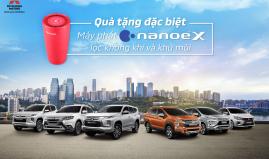 Quà tặng Máy phát Nanoe-X lọc không khí và khử mùi khi mua xe Mitsubishi từ 11 – 30/06